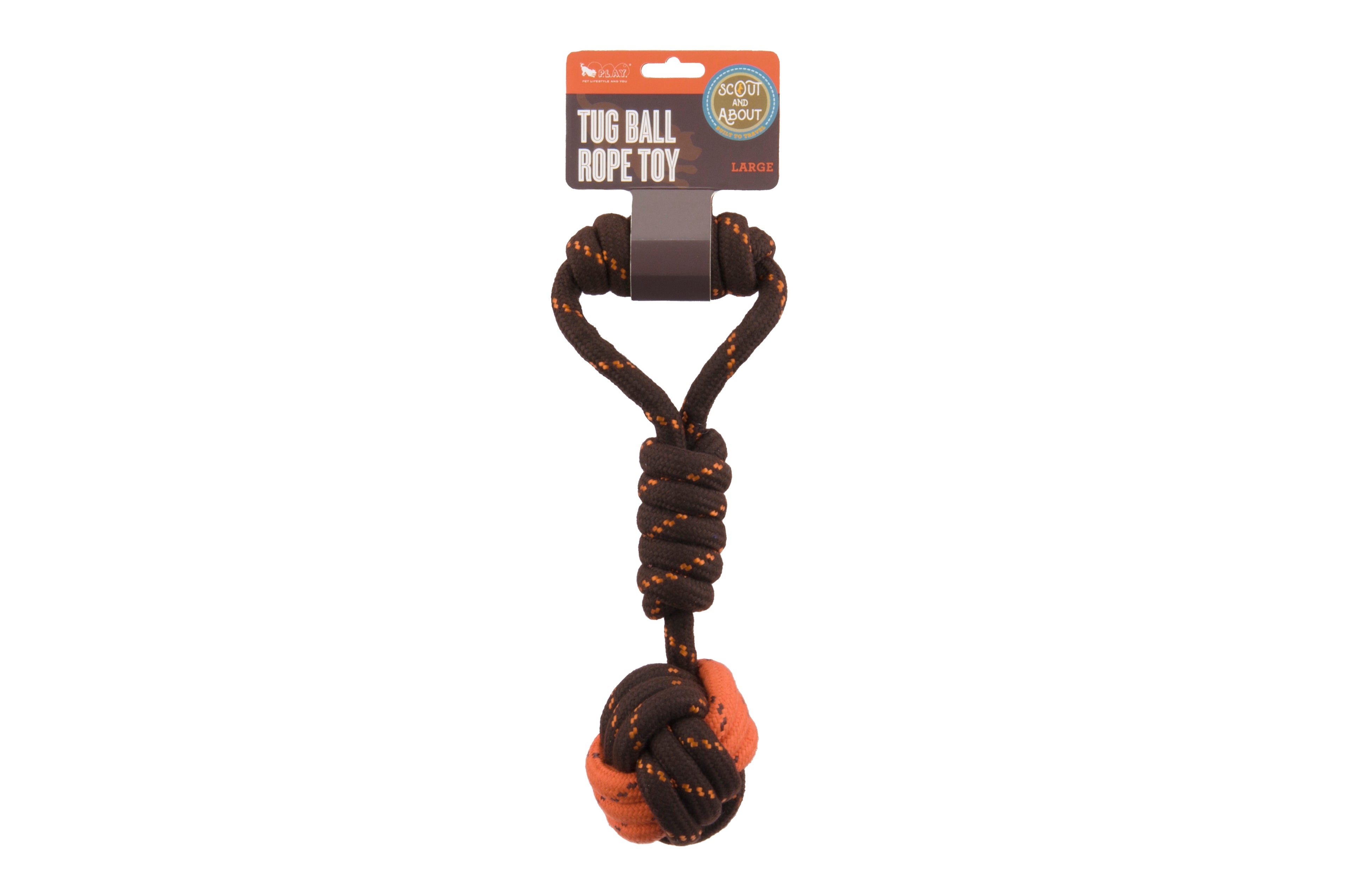 Scout & About Rope Toy Tug Ball