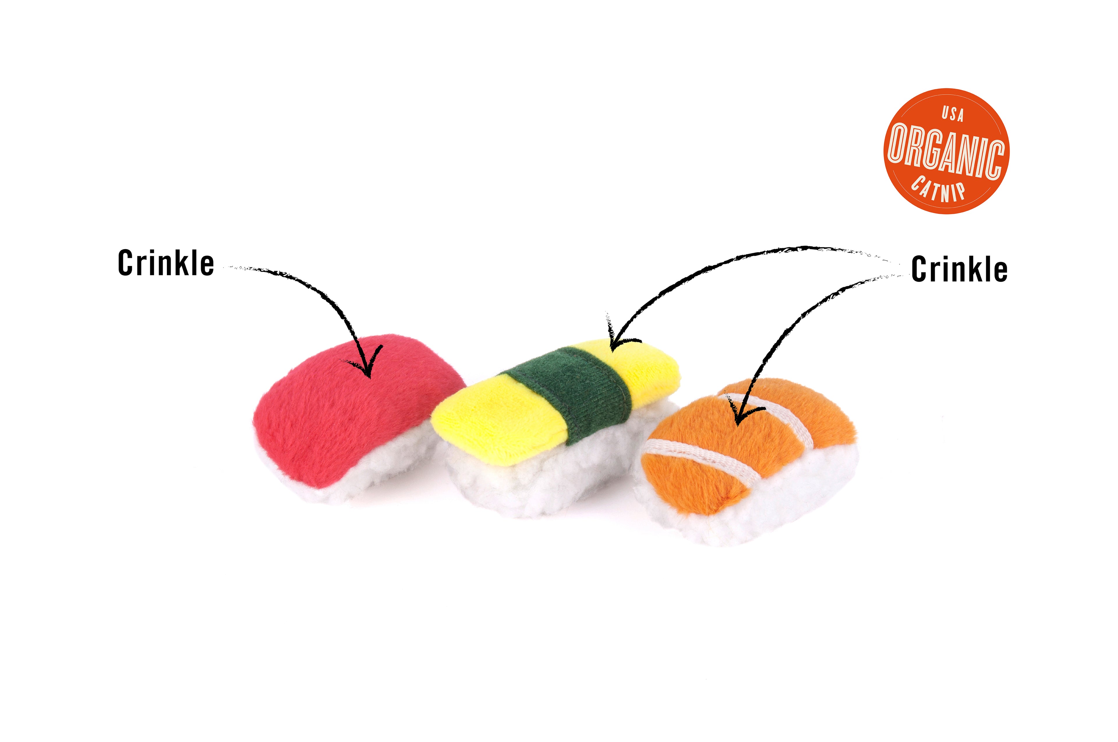 P.L.A.Y. Pet Lifestyle and You Feline Frenzy Sassy Sushi
