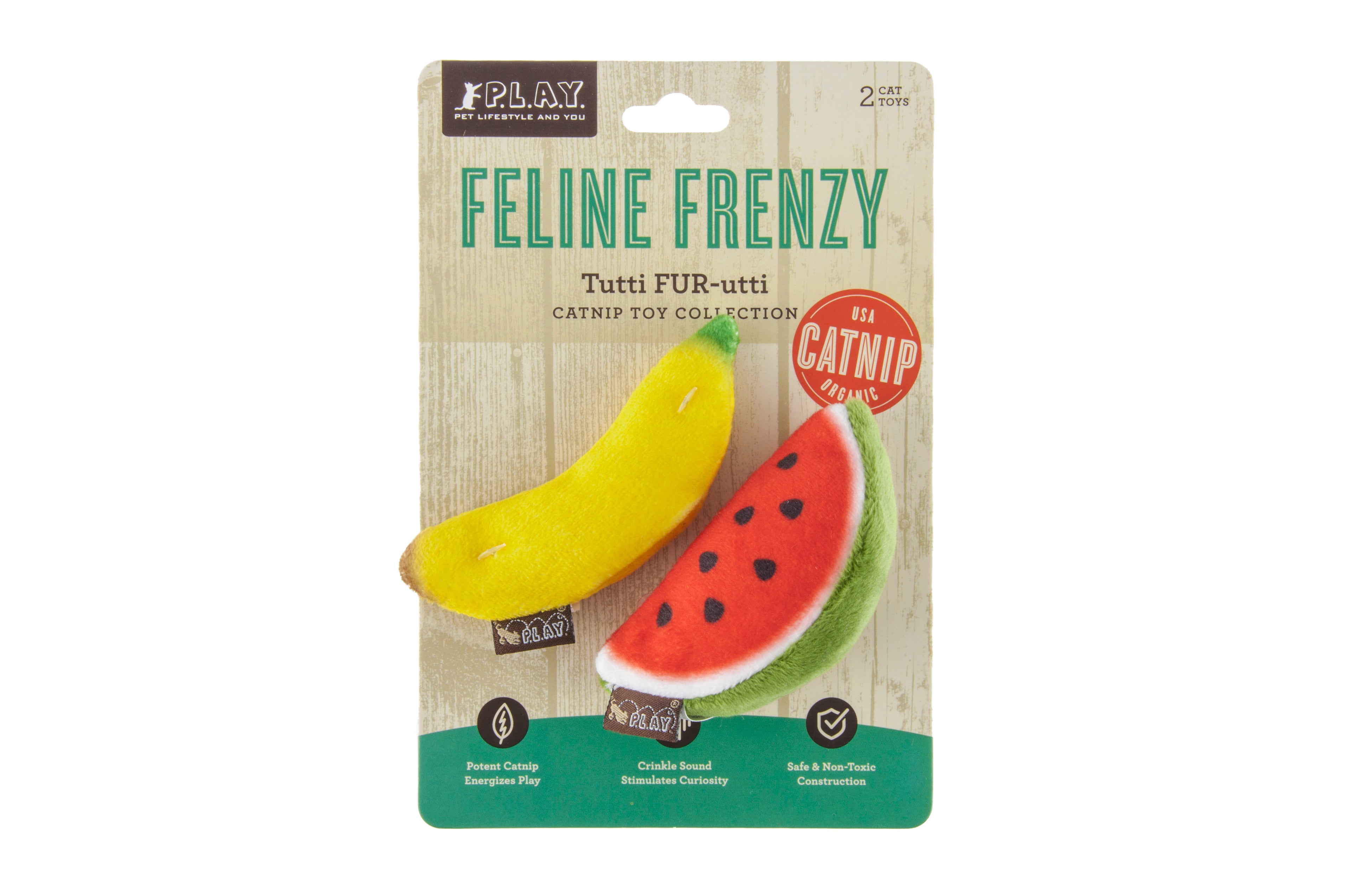 P.L.A.Y. Pet Lifestyle and You Feline Frenzy Tutti FUR utti