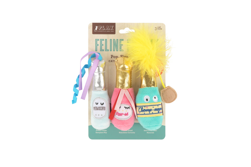 P.L.A.Y. Pet Lifestyle and You Feline Frenzy Pop, Fizz Meow!