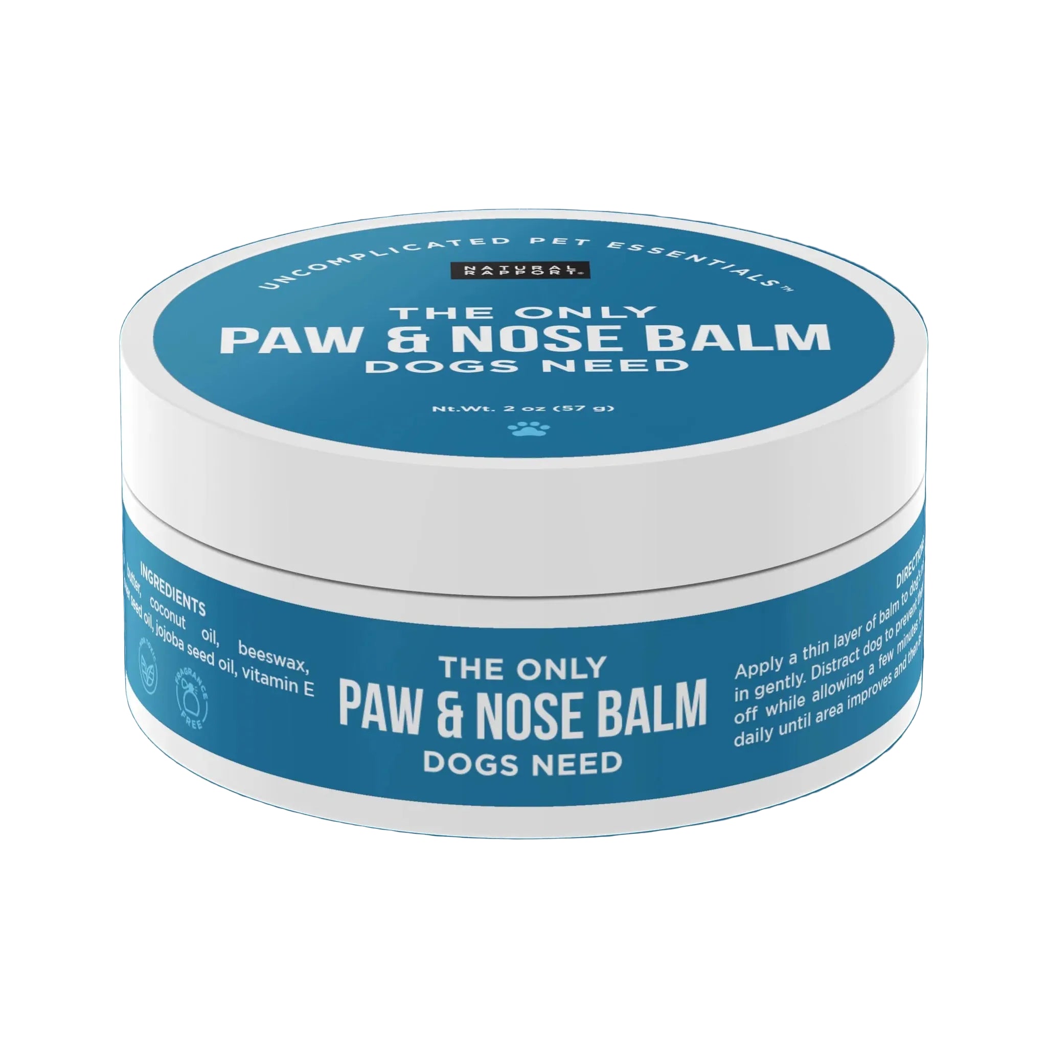 Natural Rapport The Only Paw and Nose Balm Dogs Need