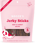 Bocce's Beef Grazers Jerky Sticks Dog Treats 4 oz