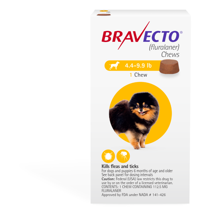 Bravecto Dog 4.4-9.9 Lbs