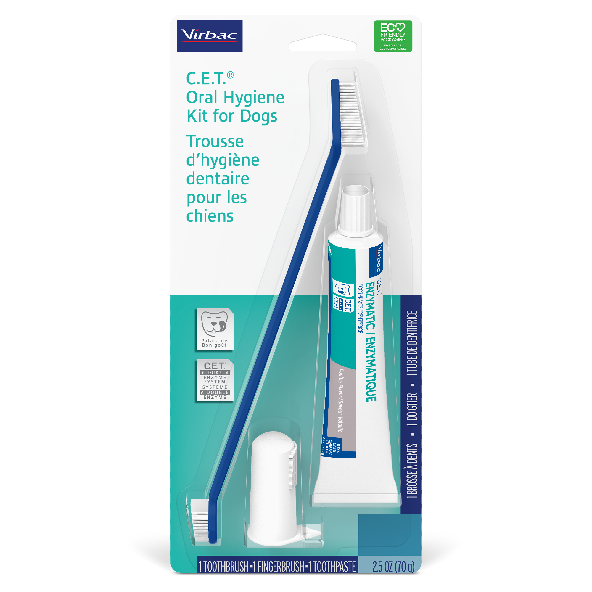 C.E.T. Oral Hygiene Kit for Dogs