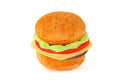 P.L.A.Y. Pet Lifestyle and You American Classic Burger Plush Squeaky Dog Toy