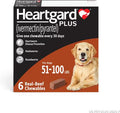 Heartgard (51-100 lbs) 6mo.