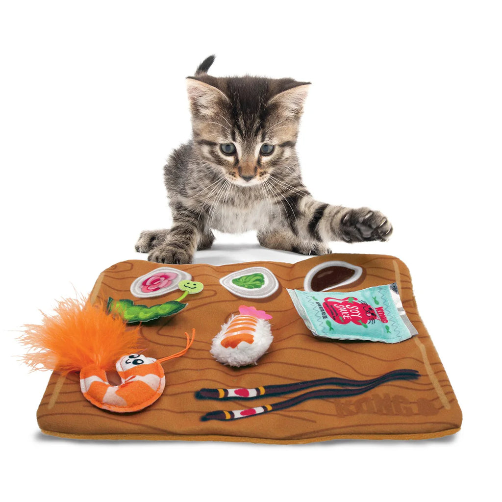 KONG Pull-A-Partz Sushi Cat Toy